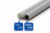 6.0mm Plastic Pipe Gray Thin Type (6.0/5.2mm outer/inner diameter x 250mm long) (5 pieces)