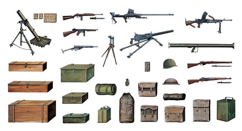 1/35 Italeri #0407 Accessories