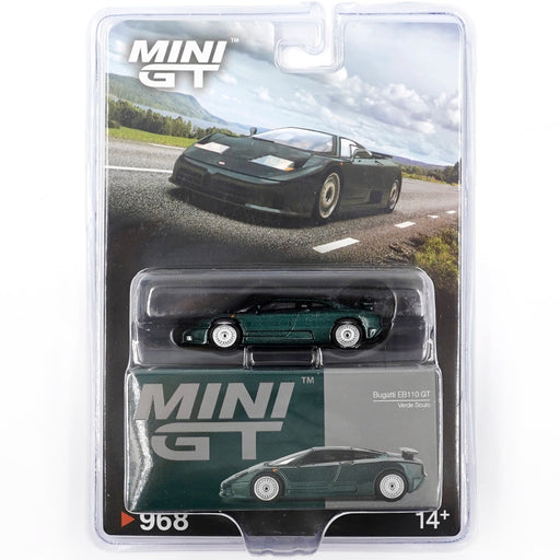 1/64 Mini GT Bugatti EB110 GT Verde Scuro - Blister