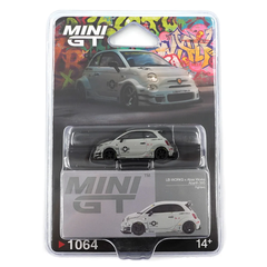 1/64 Mini GT Abarth 595 LB-WORKS x Abas Works Fighters MGT01064-BL BLISTER