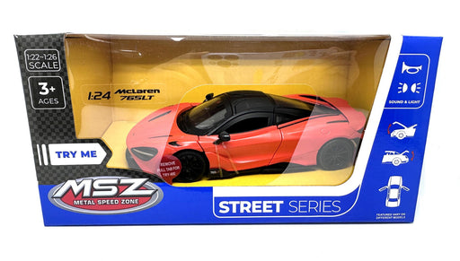 1/24 MSZ McLaren 765 LT Orange (Try Me Function)