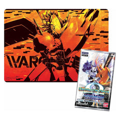 Digimon Card Game PB-03 Wargreymon Playmat and a Booster Pack English
