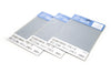 0.5mm thick B5 Plastic Plate Gray with Blue Scale (2 pieces)