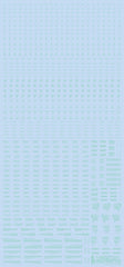 1/100 RB01 Caution Decals Pastel Mint (110mm x 235mm) (1 sheet)