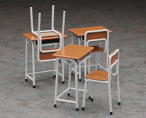 1/12 Hasegawa FA01 School Desk & Chair (3 Sets) (MP)
