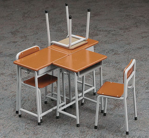1/12 Hasegawa FA01 School Desk & Chair (3 Sets) (MP)