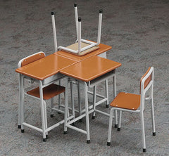 1/12 Hasegawa FA01 School Desk & Chair (3 Sets) (MP)