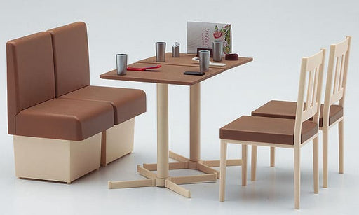 1/12 Hasegawa FA07 Restaurant Table & Chair (1 Set of Table, Chair and Sofa) (MP)