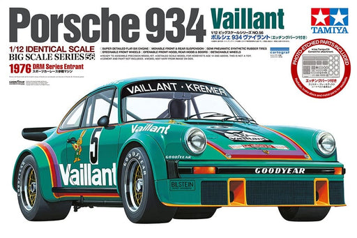 1/12 Tamiya Big Scale Car #56 Porsche 934 Vaillant 1976 DRM