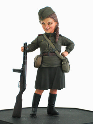 1/12? World Fighter Collection #4 WWII U.S.S.R. Army Infantry Woman 