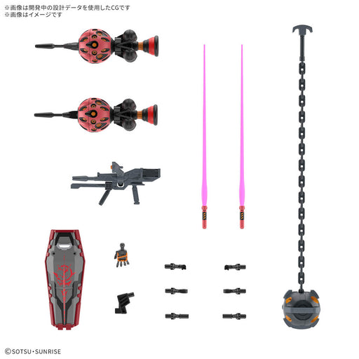 1/144 HGGQX #04 gMS-a Red Gundam (GQuuuuuuX)