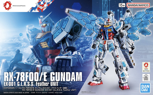 1/144 EXPO2025 RX-78F00/E Gundam (EX-001 Glass Feather) - MP