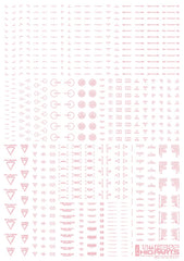 1/144 RB02 Caution Decals Pastel Pink (110mm x 156mm) (1 sheet)
