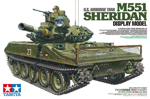 1/16 Tamiya Big Tank #13 U.S. Airborne Light Tank M551 Sheridan (Display Model)