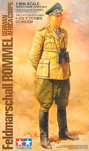 1/16 Tamiya World Figure #05 WWII German Africa Corps Feldmarschall Rommel