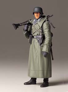 1/16 Tamiya World Figure #06 WWII German Machine Gunner (Greatcoat)