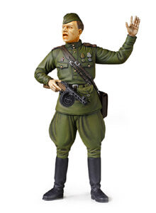1/16 Tamiya World Figure #14 WWII Russian Field Commander