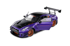 1/18 Solido Nissan GT-R R35 with Liberty Walk Body Kit 2.0 Purple