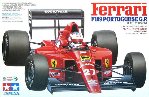 1/20 Tamiya Grand Prix #24 Ferrari F189 Portuguese Grand Prix