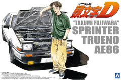 1/24 Aoshima Initial D #05 Toyota AE86 Sprinter Trueno Takumi Fujiwara Comics Vol.1 ver.