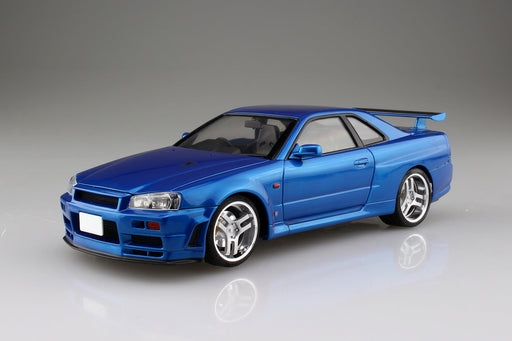 1/24 Aoshima Initial D #09 Nissan Skyline GT-R V Spec II Nur Kozo Hoshino ver.