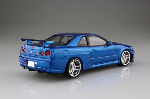 1/24 Aoshima Initial D #09 Nissan Skyline GT-R V Spec II Nur Kozo Hoshino ver.