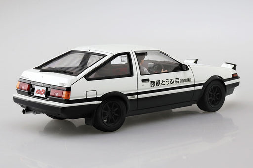 1/24 Aoshima Initial D #14 Toyota AE86 Sprinter Trueno Takumi Fujiwara Project D ver. with Figure