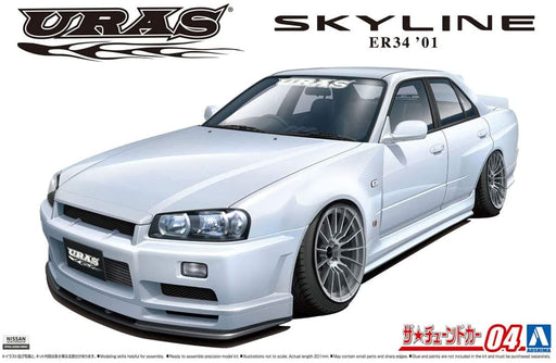 1/24 Aoshima Tuned Car #04 Nissan ER34 Skyline Type-R 2001 Uras ver.