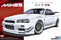1/24 Aoshima Tuned Car #34 Nissan Skyline GT-R 2002 Mine's ver.