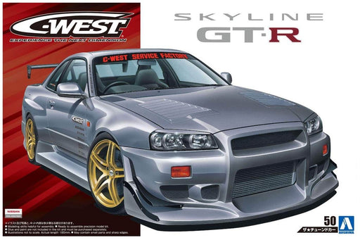 1/24 Aoshima Tuned Car #50 Nissan Skyline GT-R 2002 C-West ver.