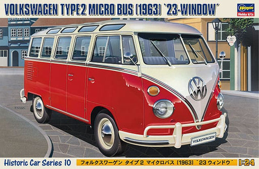 1/24 Hasegawa HC10 Volkswagen Camper Van 23 Windows 