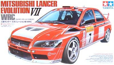 1/24 Tamiya Sports Car #257 Mitsubishi Lancer Evolution VII WRC