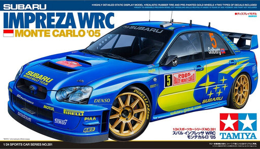 1/24 Tamiya Sports Car #281 Subaru Impreza WRC 2005 Monte Carlo Rally