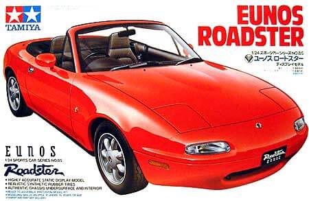 1/24 Tamiya Sports Car #85 Eunos Roadster (MX-5)