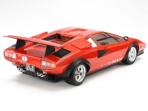 1/24 Tamiya Sports Car Lamborghini Countach LP500S Red Body with Clear Coat