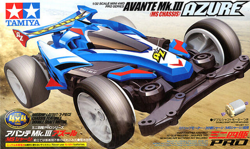 1/32 Mini 4WD PRO #26 Avante Mk.III Azure (MS Chassis)