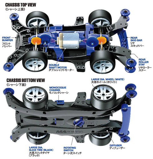 1/32 Mini 4WD PRO #41 Shooting Proud Star (MA Chassis) (MP)