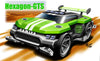 1/32 Mini 4WD PRO #53 Hexagonite (MA Chassis)