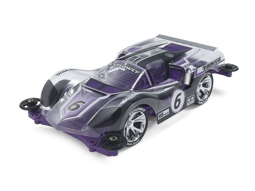 1/32 Mini 4WD PRO Exflowly Polycarbonate Body Special Purple (MS Chassis)