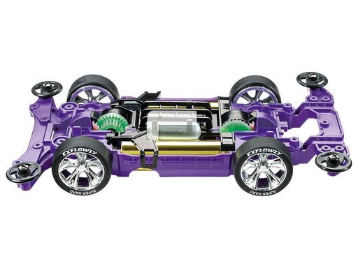 1/32 Mini 4WD PRO Exflowly Polycarbonate Body Special Purple (MS Chassis)