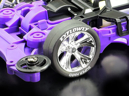 1/32 Mini 4WD PRO Exflowly Polycarbonate Body Special Purple (MS Chassis)