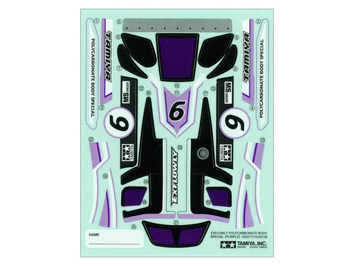 1/32 Mini 4WD PRO Exflowly Polycarbonate Body Special Purple (MS Chassis)