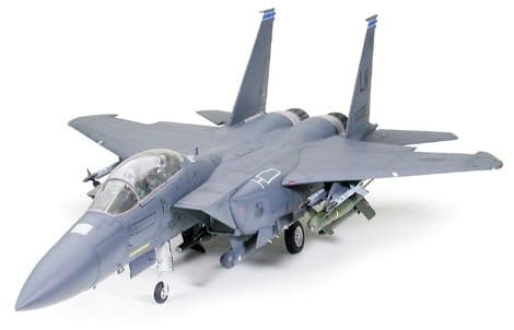 1/32 Tamiya #12 U.S. Fighter McDonnell Douglas F-15E Strike Eagle with Bunker Buster