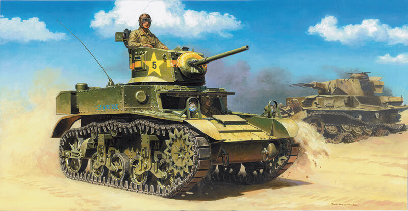 1/35 Italeri #6498 U.S. Light Tank M3A1 Stuart