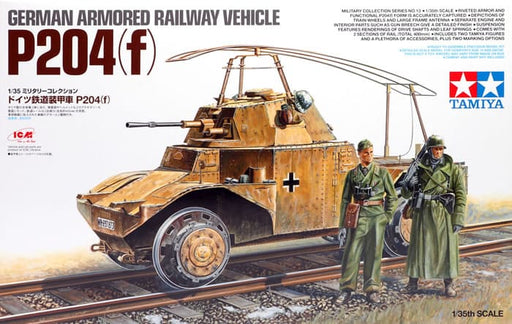 1/35 Tamiya AFV Series #13 German Armored Railway Vehicle P204 (f)