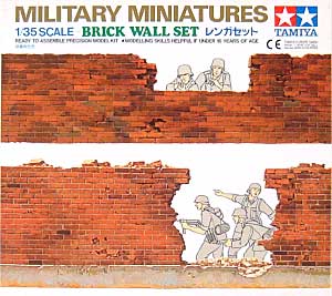 1/35 Tamiya MM #028 Brick Wall Set