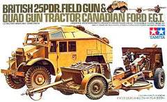 1/35 Tamiya MM #044 British Field Gun Ordnance QF 25 Pounder & Quad Gun Tractor