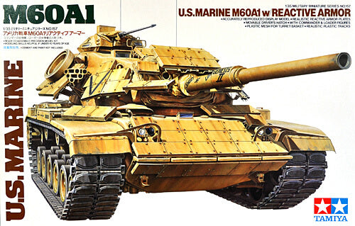 1/35 Tamiya MM #157 U.S. Marine Main Battle Tank M60A1 Patton with Reactive Armor