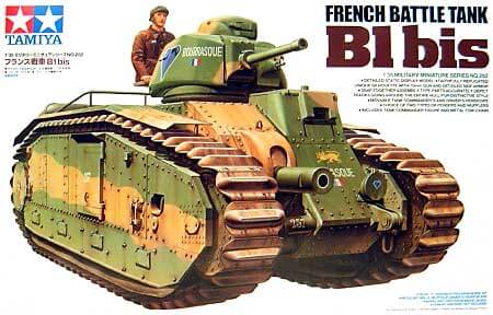 1/35 Tamiya MM #282 French Medium Tank B1 bis