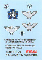 1/35 Finemolds IJA Medium Tank Type 89 I-Go Kou (Girls und Panzer Movie Collaboration ver.)